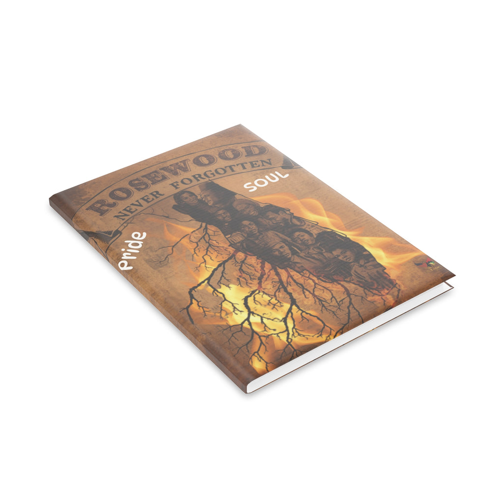 Rosewood Never Forgotten Hardcover Notebook — Memorial Journal with ‘Pride’ & ‘Soul’ Design