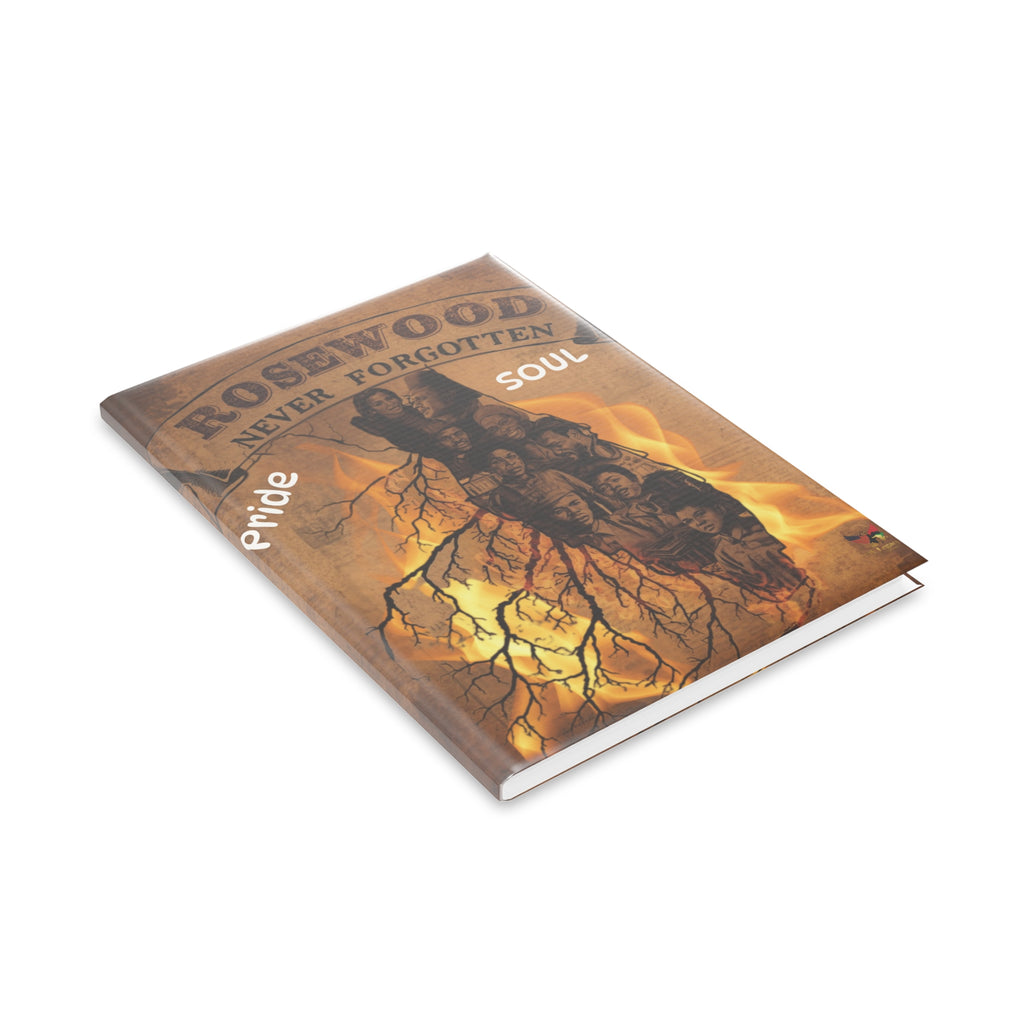Rosewood Never Forgotten Hardcover Notebook — Memorial Journal with ‘Pride’ & ‘Soul’ Design
