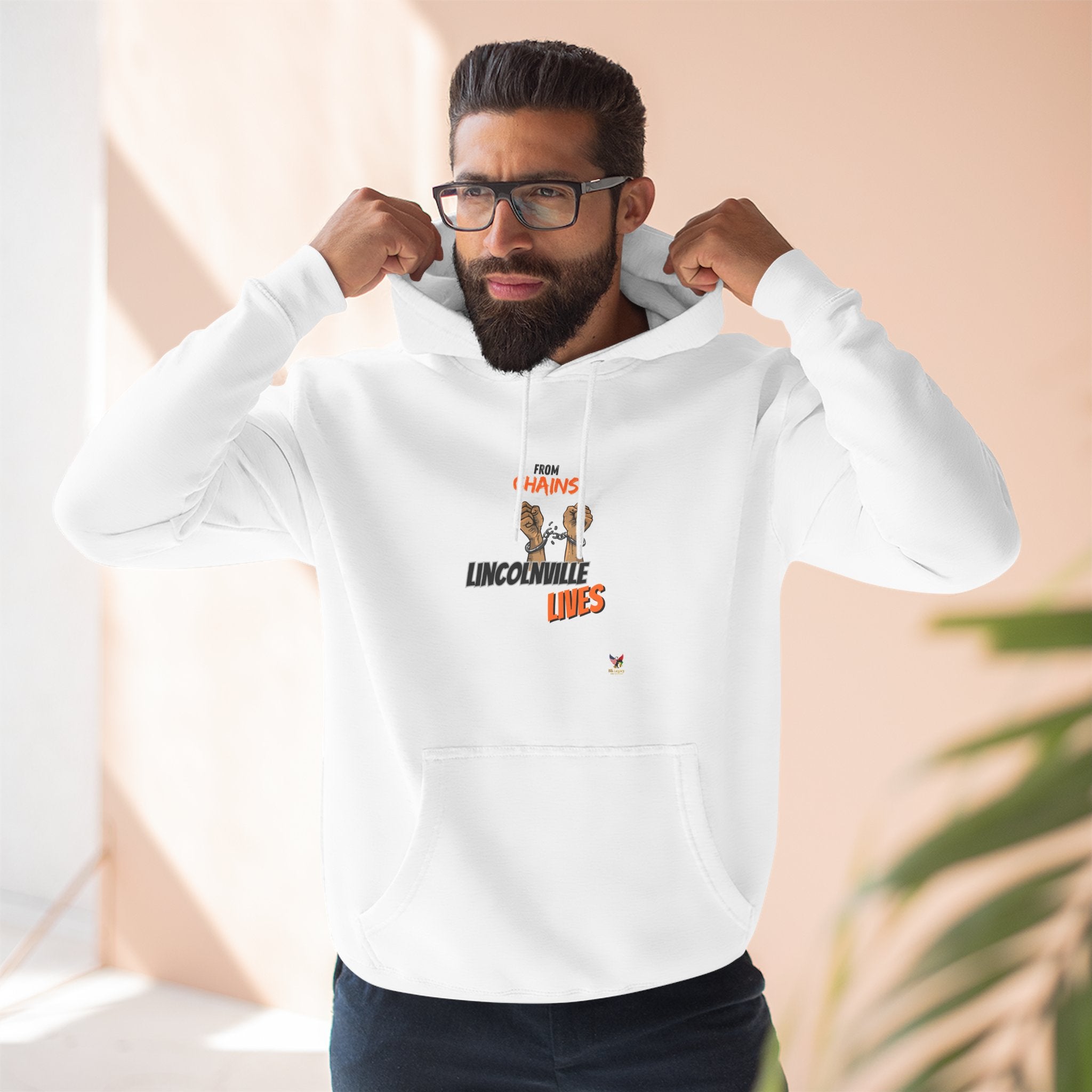 Lincolnville Lives Three-Panel Fleece Hoodie