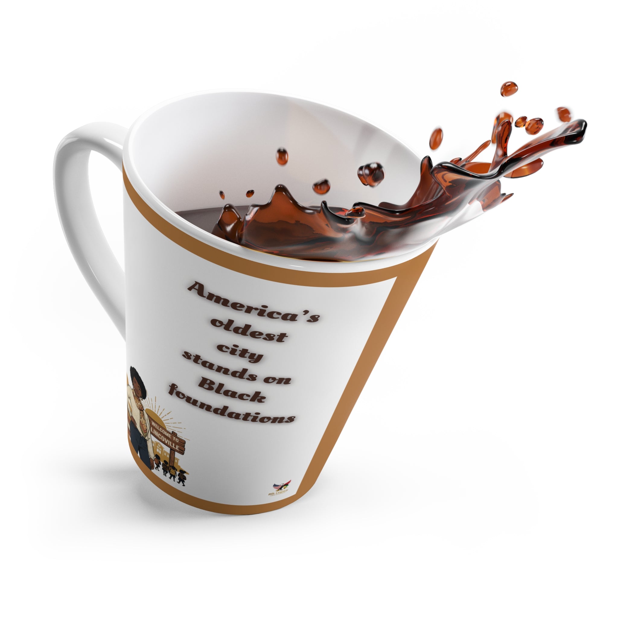 Inspirational Latte Mug - Celebrate Black Heritage