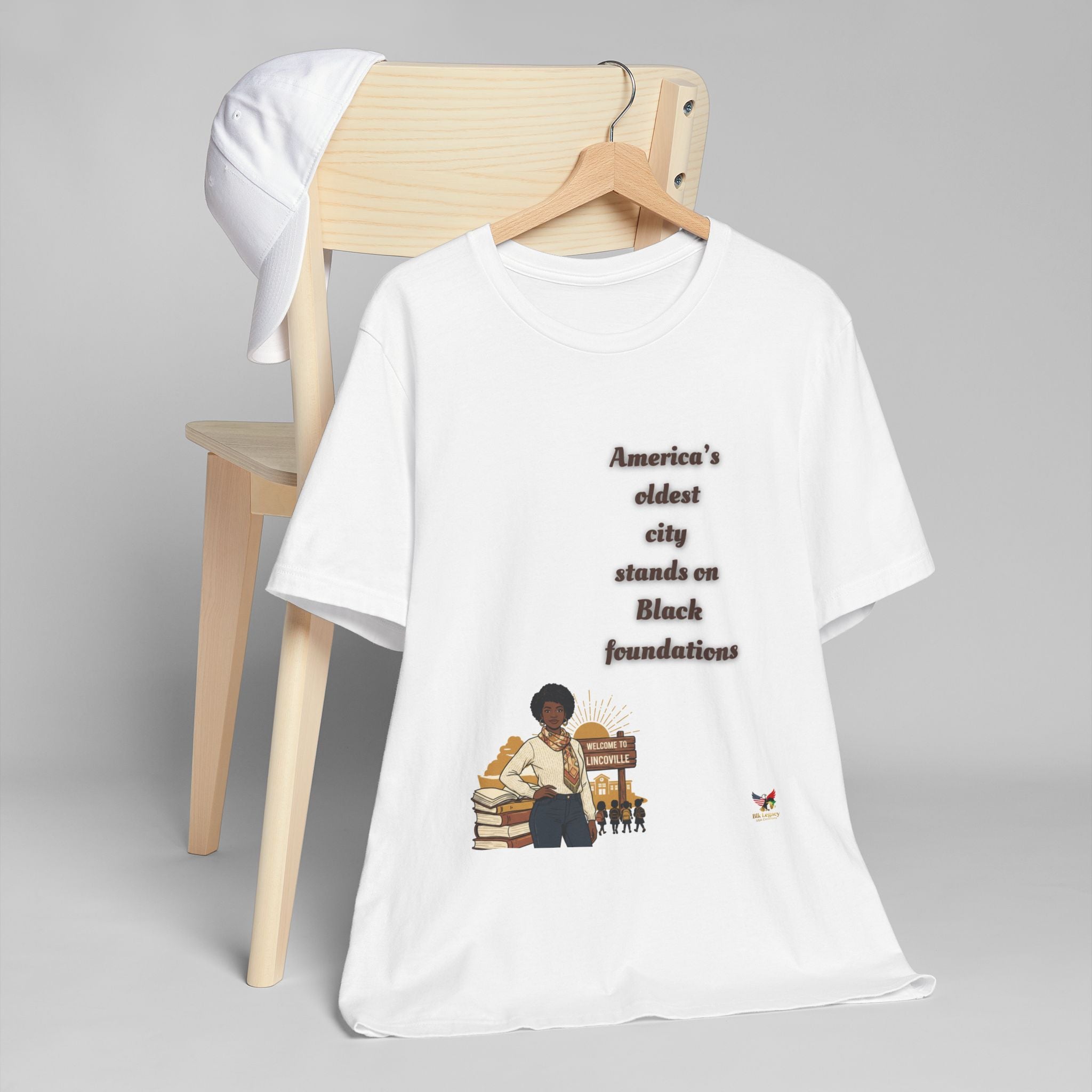 Heritage Awareness Unisex Jersey T-Shirt - "America’s Oldest City Stands on Black Foundations"