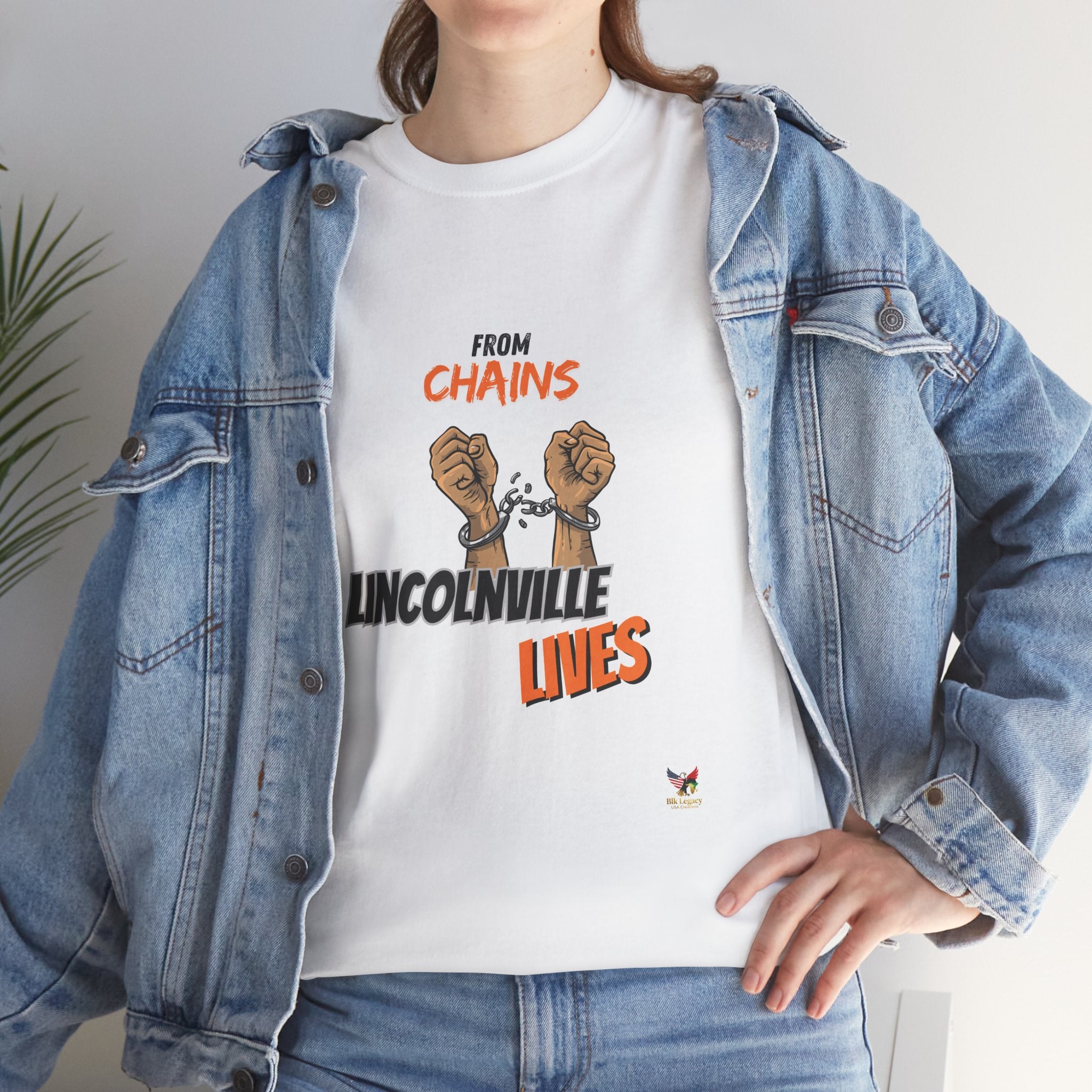 Lincolnville Lives Unisex Heavy Cotton Tee - Empowerment T-Shirt