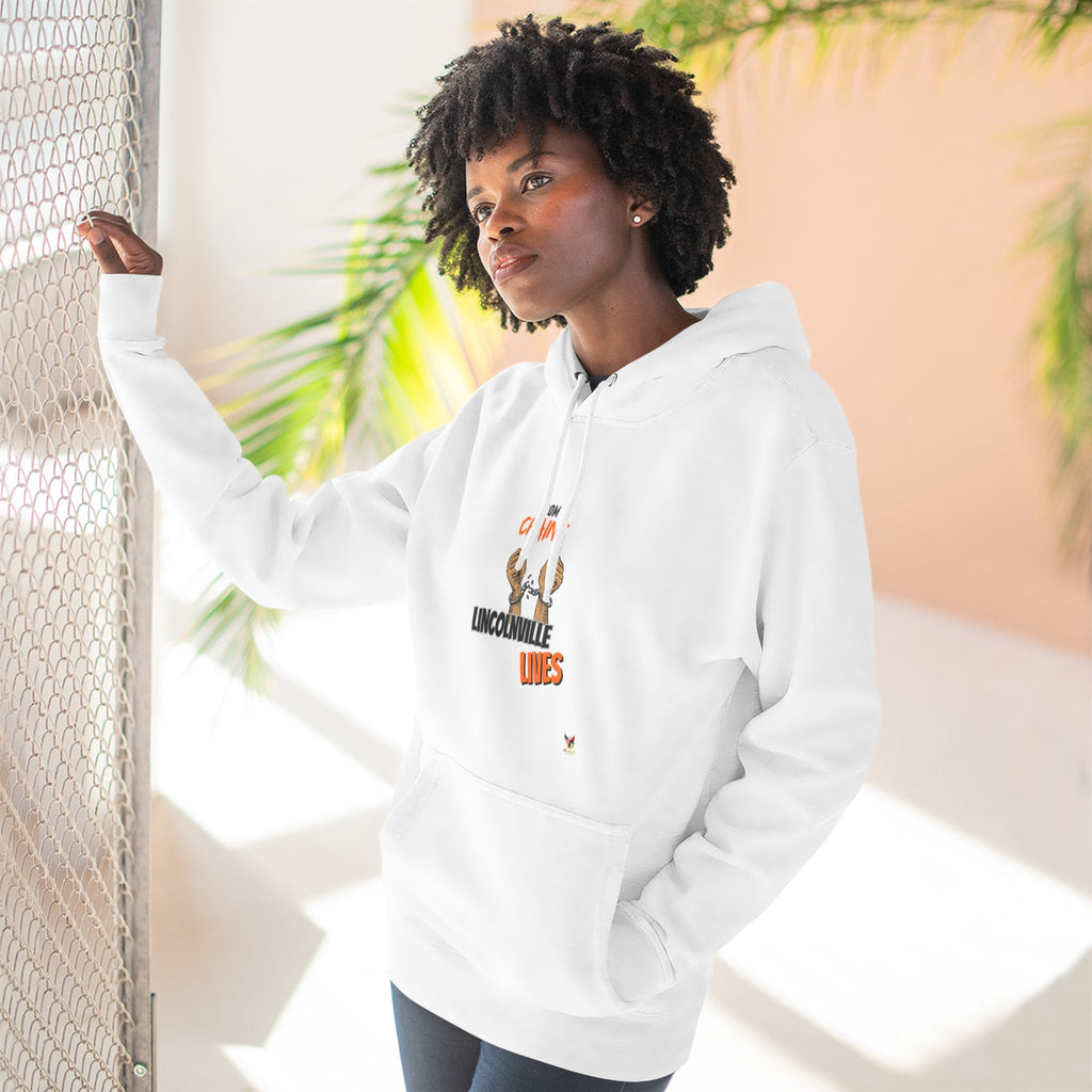 Lincolnville Lives Three-Panel Fleece Hoodie