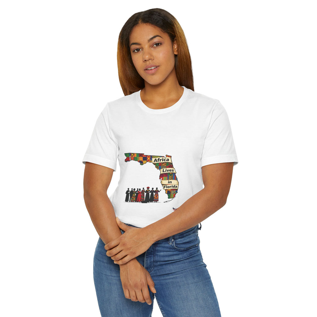 Africa Lives in Florida Unisex Jersey T-Shirt